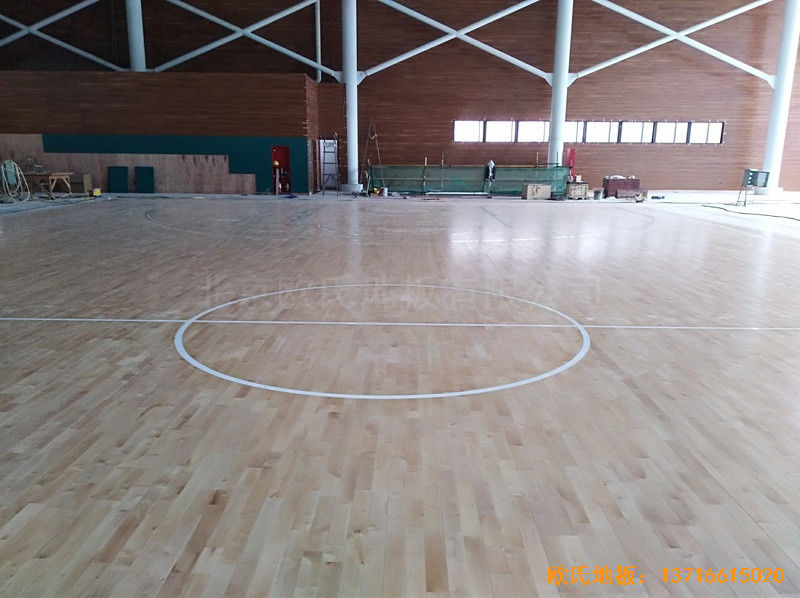 深圳南山区体育文化公园运动木地板铺设案例5