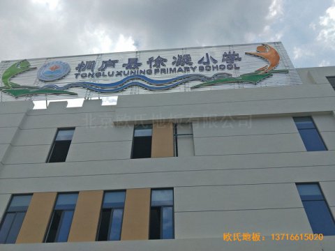 杭州分水镇徐凝小学运动馆体育木地板