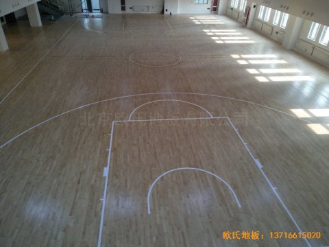 天津一号路四十八中篮球馆运动木地板