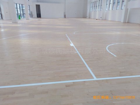 重庆重光小学篮球馆运动地板施工案例
