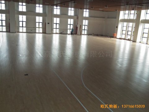 北京师范大学篮球馆体育木地板铺装案