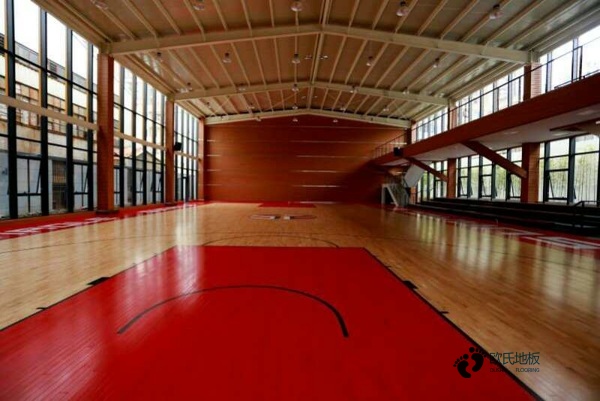 篮球枫木地板厂家3